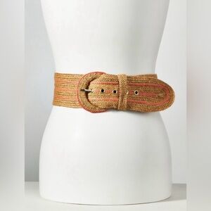 ANTHROPOLOGIE - Jute Wide Waist Belt